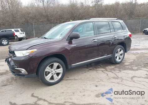 2012 Toyota Highlander Limited V6 from USA, damaged, VIN 5TDDK3EH4CS171489